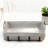 Large Grey, Leather Metal Handle Tray, Nordic-Style Coffee Table Tabletop For Storing Jewelry, Watches And Cosmetics, Multi-Functional Leather Storage Decoration, Iins Style, Waterproof, Stain-Resistant And Wear-Resistant-271216468-271216470