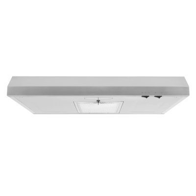 Aria 30 In. Under Cabinet Range Hood 210 Max Airflow Cfm, 2 Fan Speeds, Led Lights Convertible Ducted/Ductless Venting - Stainless Steel