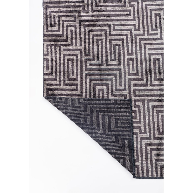 Rapture Geometric Shapes Area Rug, Rectangle 6'7" x 9'10"