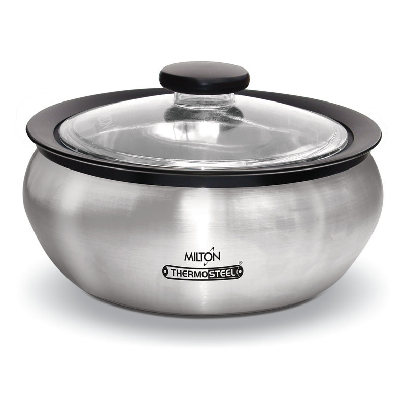 Cocotte rond avec couvercle en acier milton