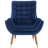 Suggest Button Tufted Upholstered Velvet Lounge Chair-995492238