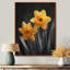 «Yellow Grey Garden Glamour Daffodils» - impression d'art mural jonquilles-106114604-136047889