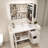 Modern simple white bathroom cabinet