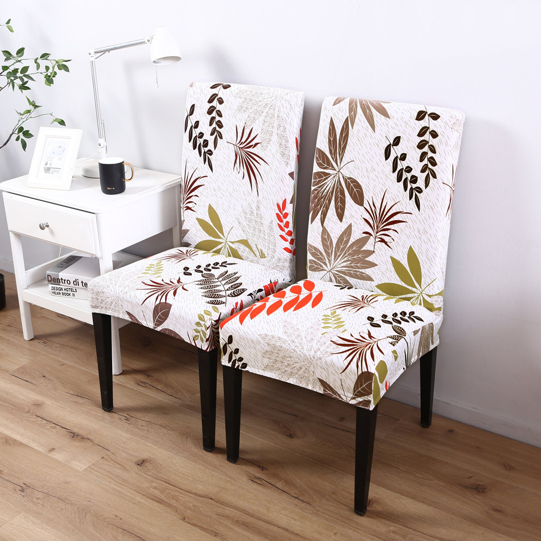 Polyester Box Cushion Dining Chair Slipcover (Set of 2) Winston Porter