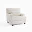 Ermia 92Cm Wide Modern Armchair with Solid Wood Legs-1379300355