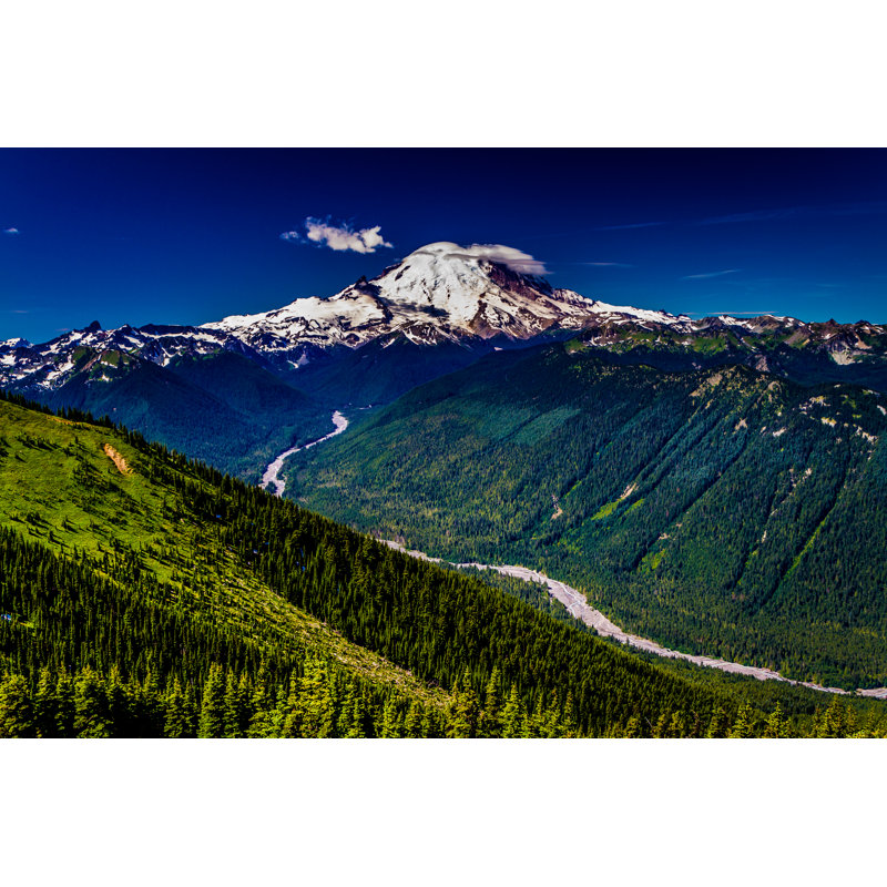 Robeline Mount Rainier 1 Piece Wrapped Canvas Wall Art, 30cm H x 46cm W x 3.8cm D