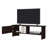 Rock Point Entertainment Center with a Door and Open Storage,  Stained Walnut and White-154251453