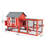 Barn Chicken Coop with Wheels