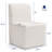 Upholstered Dining Chairs with Casters, Modern Single Sofa Chair with Slient Wheels for living room, Arrived Assembed-721048609-721048613