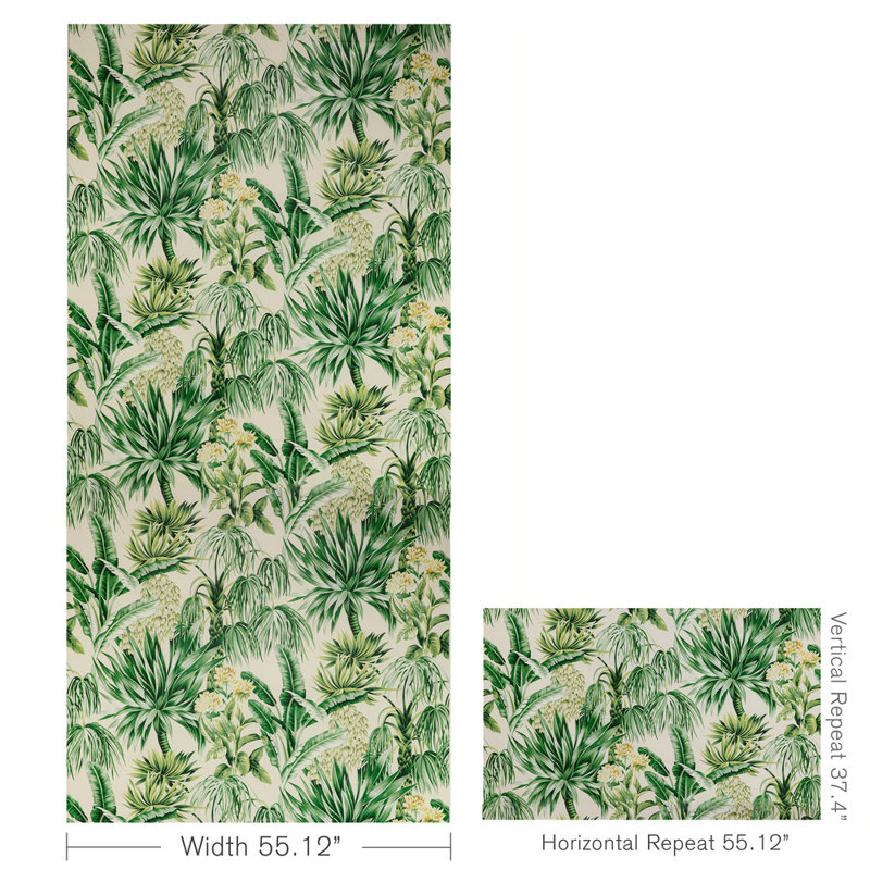 Mindoro Caluya Print Fabric, Palm