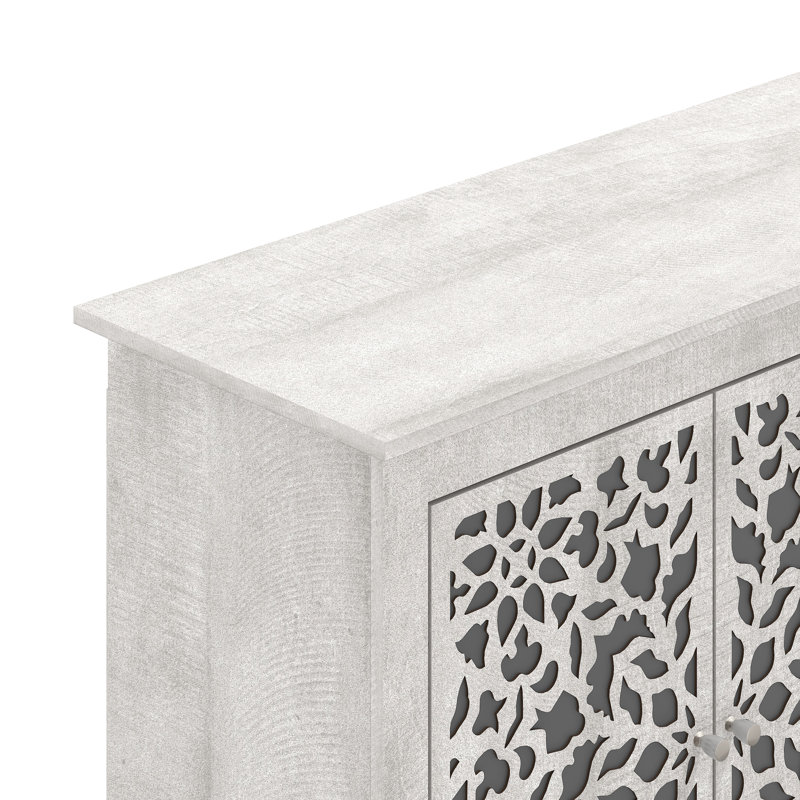  Arrastia Transitional Coordinated Dining Storage Sideboard Set Of 2, Dusty Gray Oak