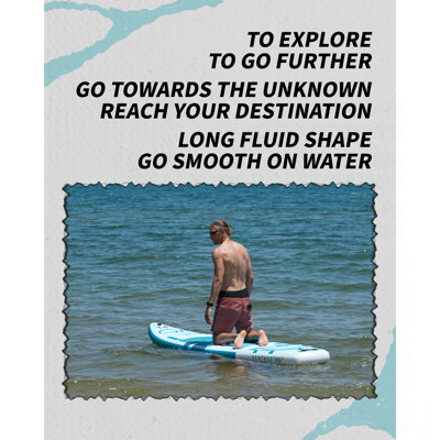 Inflatable Stand Up Paddle Board 11'X34"X6" With Accessories