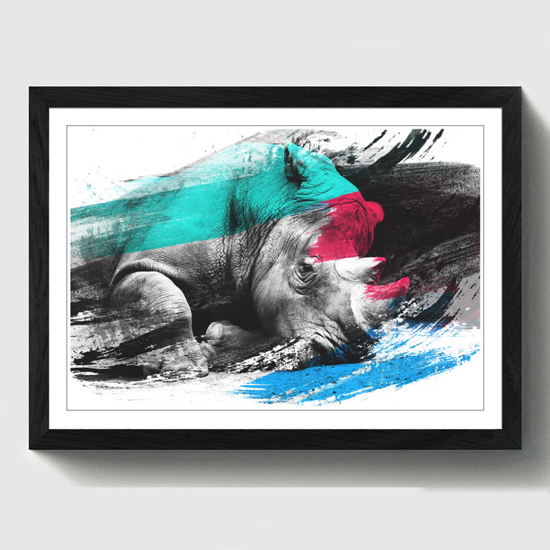 Single Picture Frame Print on Glass