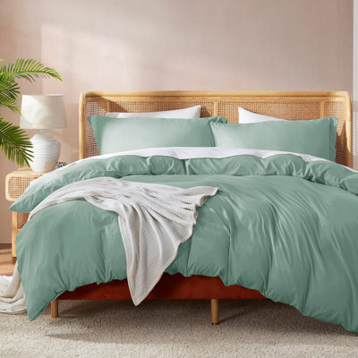Ensemble de housse de couette en microfibre 