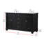 Ensemble de meuble-lavabo double 60 po Lydie-877026566-877026567