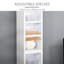 88.5cm H Media Shelves