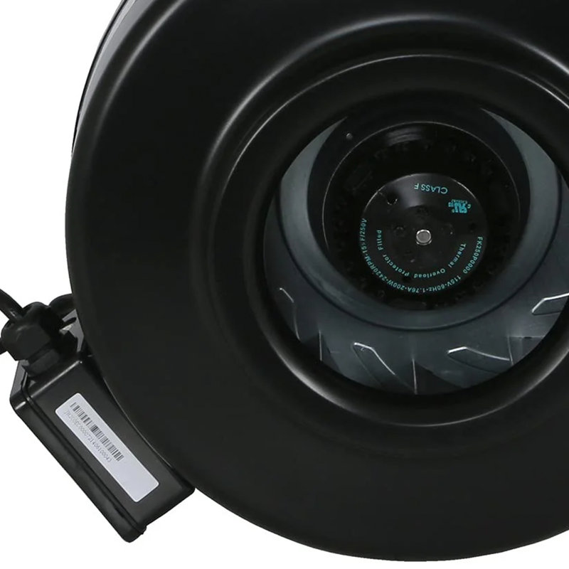 Hurricane Commercial Grade Inline Wall Mount Fan For HVAC & Ventilation Uses, 6 inch