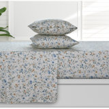 Sateen Floral Sheet Set