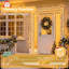 1000 LED 49 FT Cluster Christmas Lights, Plug in Warm White Holiday Lights for Xmas Tree, Wreath, Party, Home Decoration