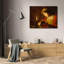 «A Young Man Reading by Candlelight» par Mathias Stom - Art mural sur toile tendue avec châssis-955596010