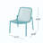 3 Piece Outdoor Seating Group With Durable Iron Construction And Breathable Mesh, For Small Spaces-135772682