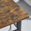 Table de salle à manger de cuisine, table carrée en bois de fer pour les meubles de salle à manger de cuisine