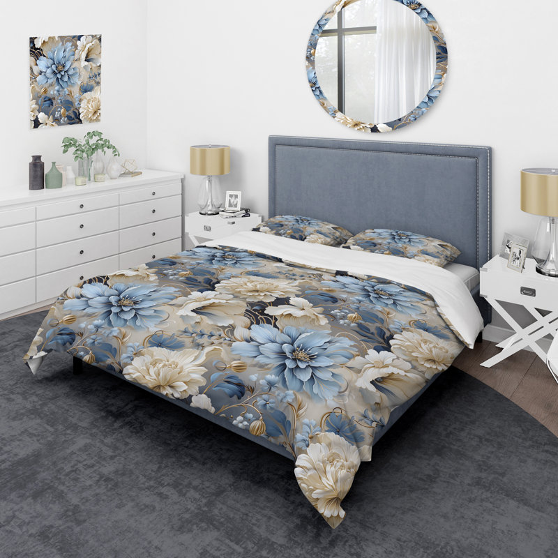 Ensemble de housse de couette Ethereal, Housse de couette pour très grand lit et 2 très