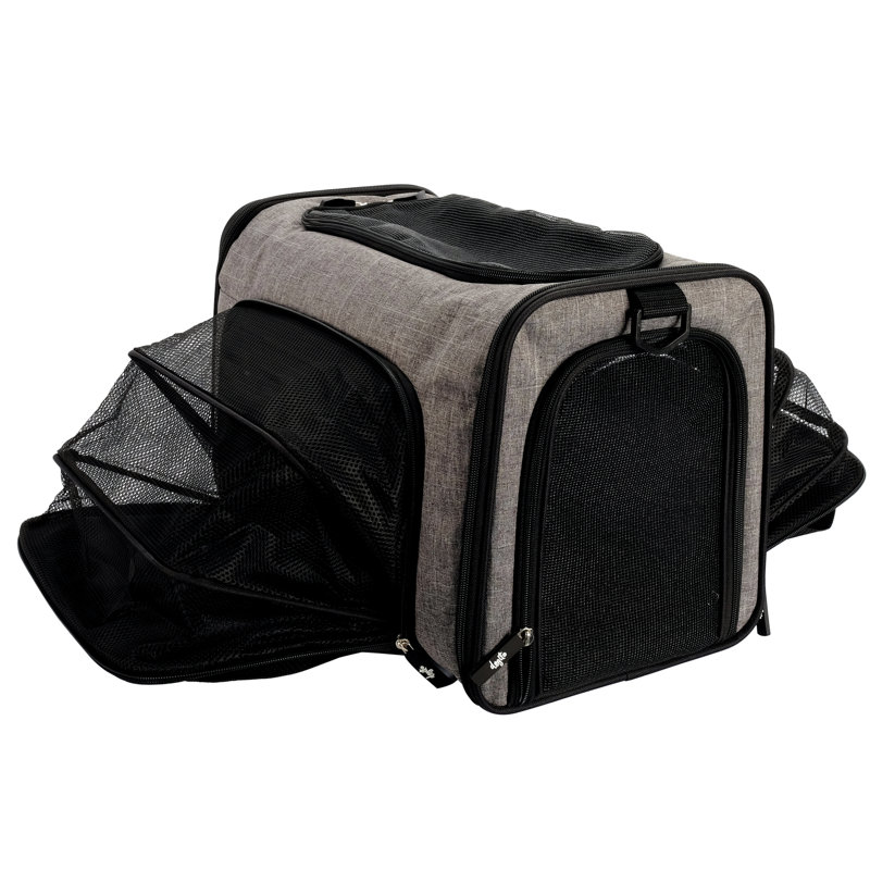 Sac de transport Dogit Explorer, Gris / Noir