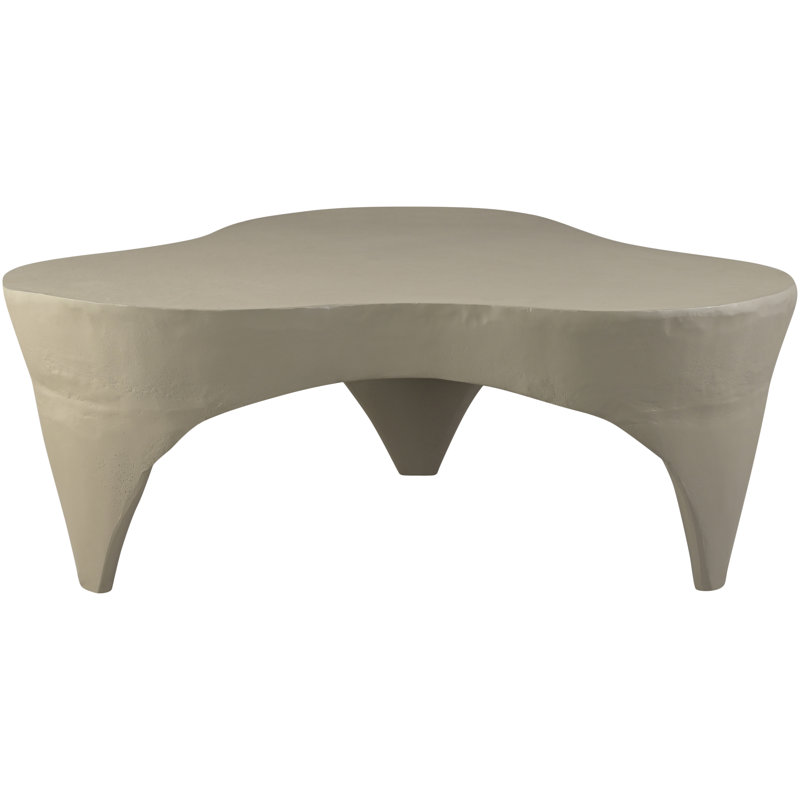 Bourges Aluminum Coffee Table, Taupe