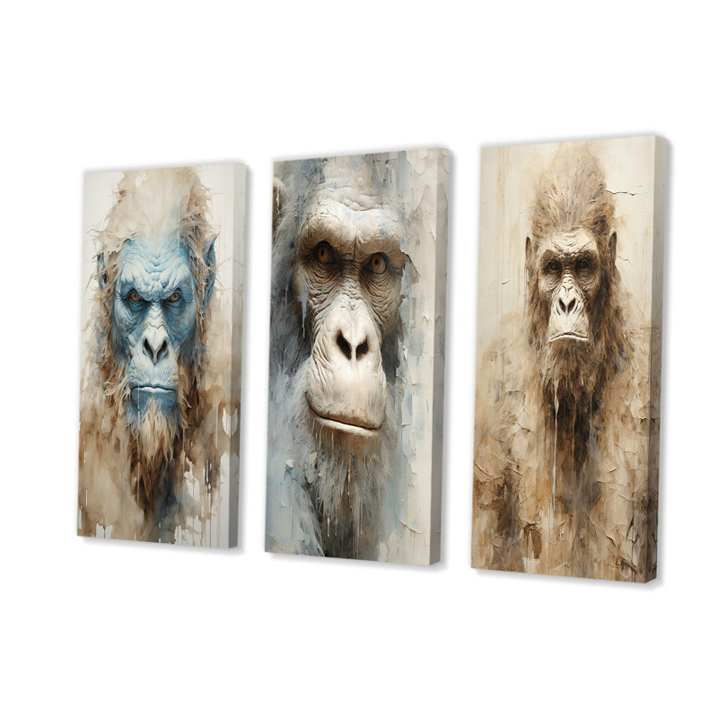 Portrait de Bigfoot, Toile tendue, H 32 po x l 48 po