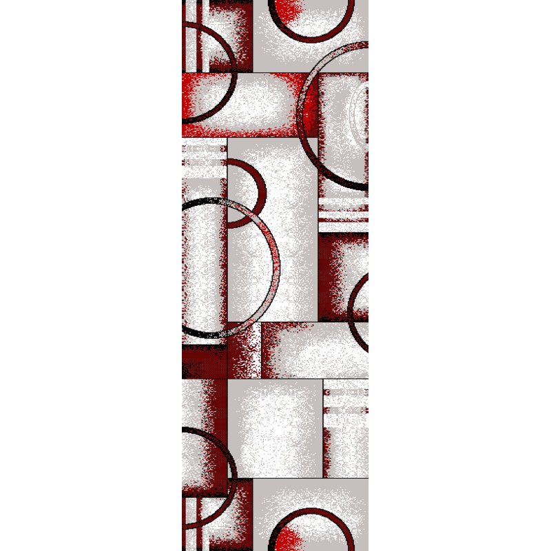 Mccampbell Abstract Indoor Rug, Runner 2'2" x 7'4"
