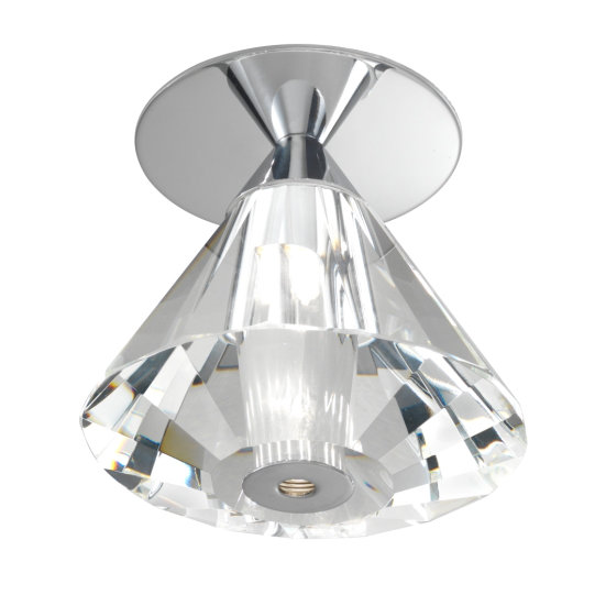 Crystal Semi Flush Mount