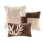 Édredon beige en fausse daim pour très grand lit 7 pièces - remplissage merveilleux et coussins captivants 7 pièces-124314886-124314884