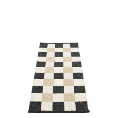 Rug PIX Black/Vanilla/Beige 2.25 x 5.25 ft