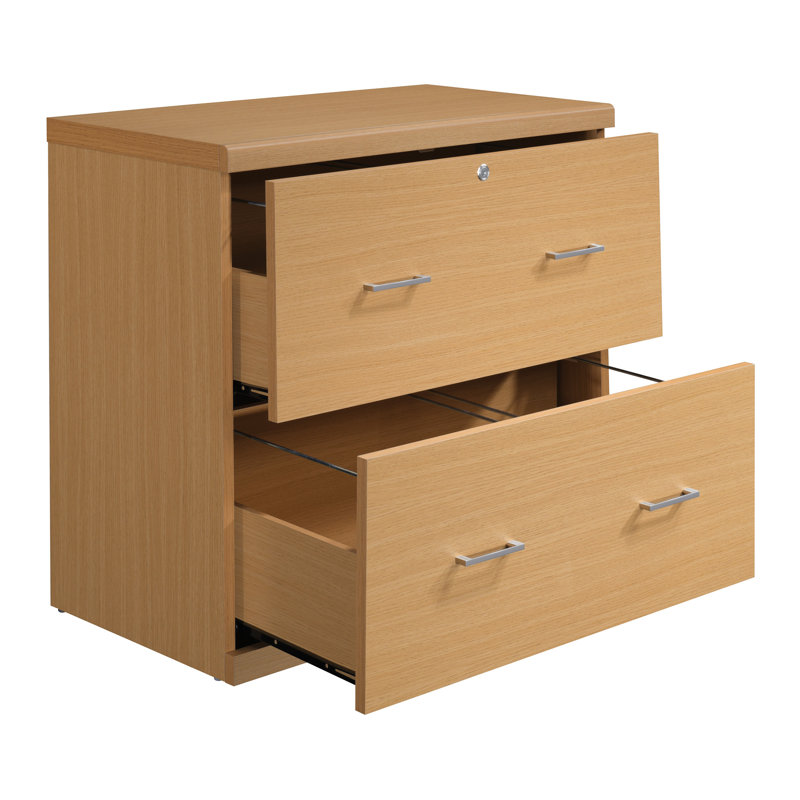 30'' Wide 2 -Drawer File Cabinet, Natural