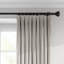 Ticking Stripe 100% Cotton Striped Room Darkening Pinch Pleat Single Curtain Panel-977286311-977286309