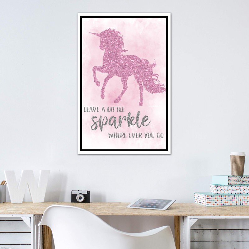 Art sparkle, H 40 po x l 26 po x P 1,5 po, Toile blanche encadrée