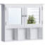Milano 600mm x 500mm Surface Mount Mirror Cabinet