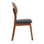 Chaises de salle à manger en bois massif avec design ergonomique et rembourrage doux-129028299