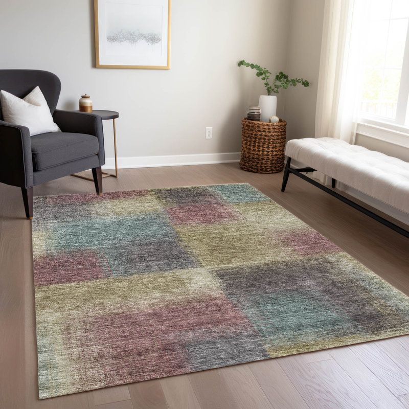 Tapis intérieur / extérieur Neysa, Rectangle 10' x 14'