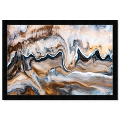 Copper and Blues Painting by Oliver Gal