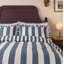Country Stripe Cotton Duvet Cover Set-130023820
