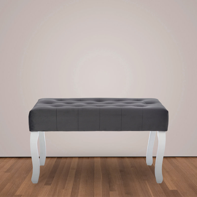 Gwinn Upholstered Bench, 45cm H x 85cm W x 40cm D