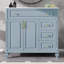 Ensemble de meuble-lavabo sur pied 36 po avec lavabo 36 po, 3 tiroirs et 2 portes-869890741
