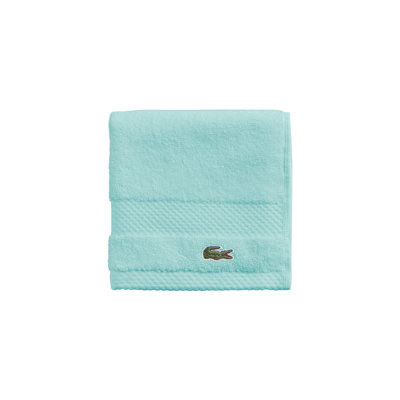 Lacoste Heritage 13X13 Cotton Wash Cloth, 100% Supima Cotton, Micro-Fresh® Anti-Microbial