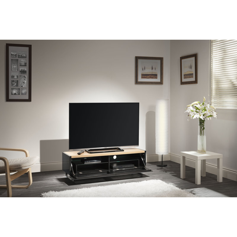 Liverman Unfinished TV Stand for TVs up to 60", Light Oak