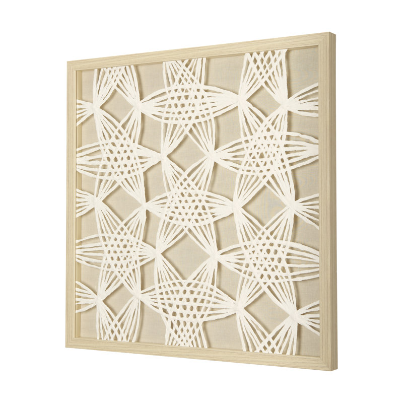 Folk Papercuts I - Cercles, White/Beige/Circles