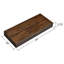 Tablettes murales flottantes de 10 pouces de profondeur, fixation murale rustique en bois de pin massif avec support invisible, rangement très large pour la décoration-2037353931
