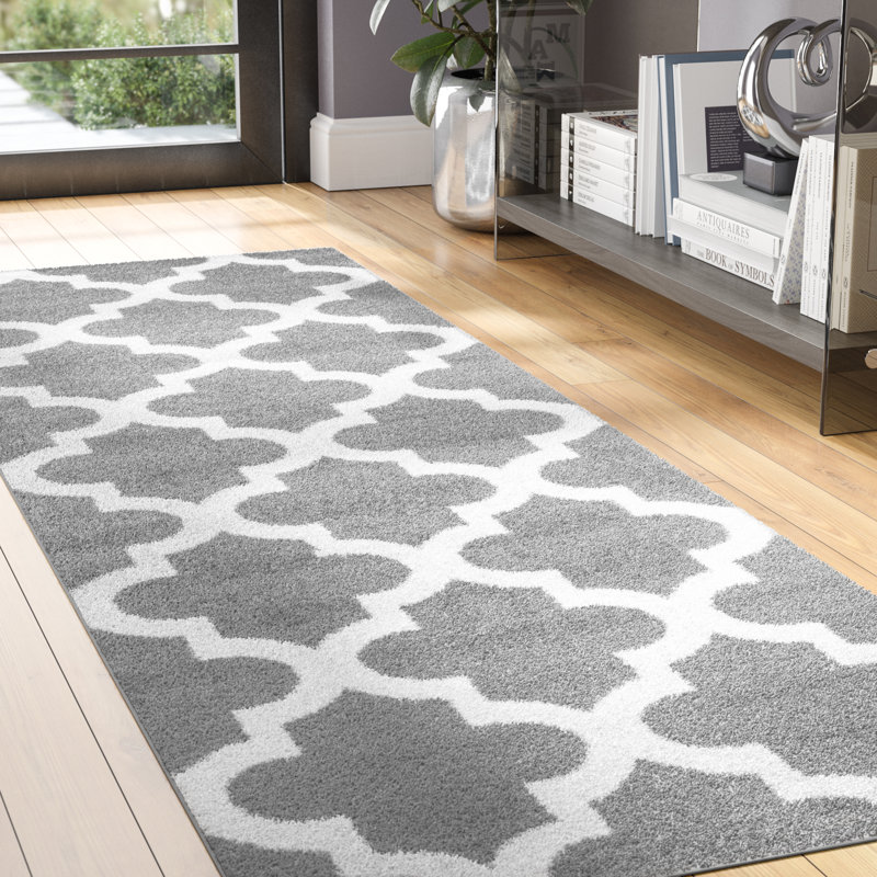 Sherrer Geometric Indoor Rug, Square 5'3"