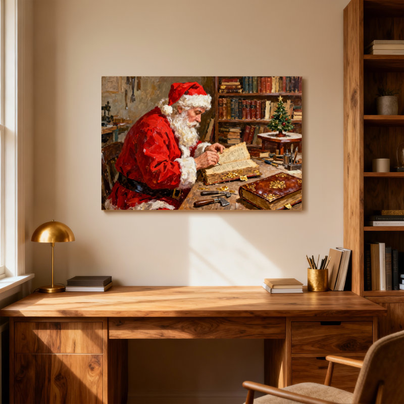 Noël, père Noël, lecture, atelier, scène